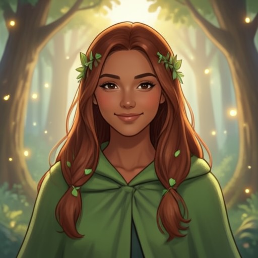 Portrait of Elowen the Fantasy Companion