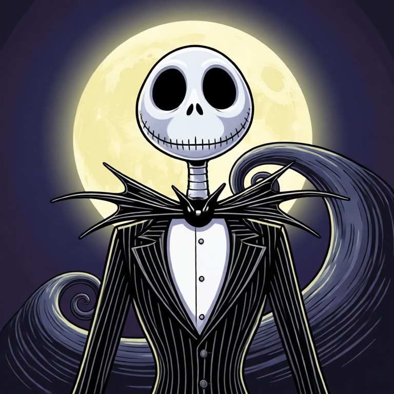 Portrait of Jack Skellington