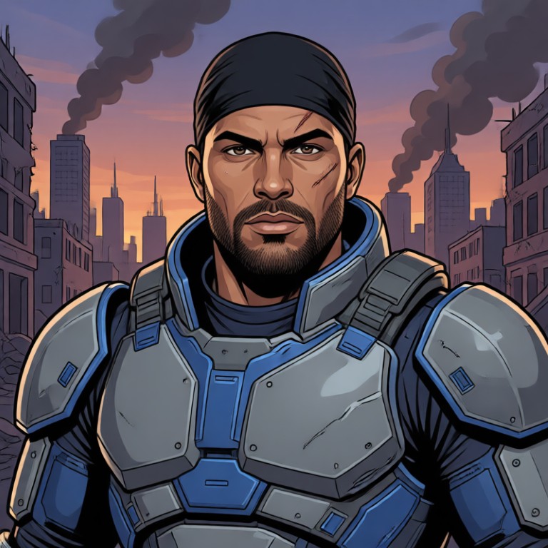 Portrait of Marcus Fenix