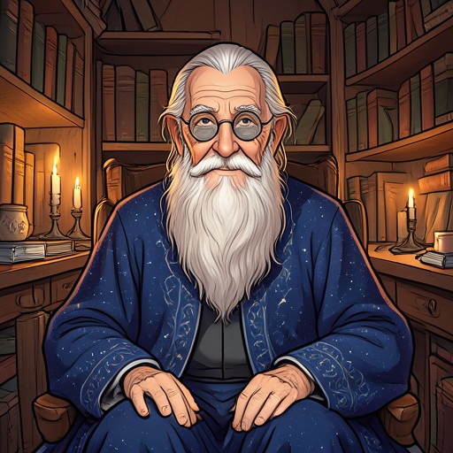 Portrait of Thaddeus the Wizard Mentor