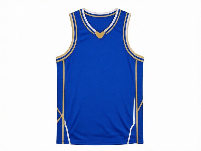 Example made with AI Basketball Jersey Designer