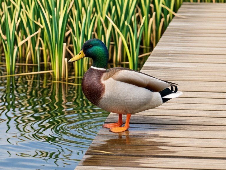 Example made with AI Bird Photo Caption