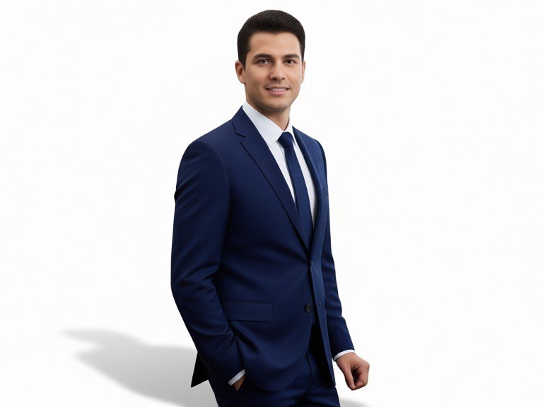 AI Business Portrait Background Remover: before and after