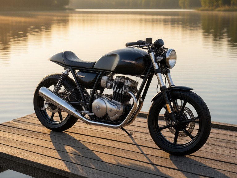 Example made with AI Cafe Racer Designer