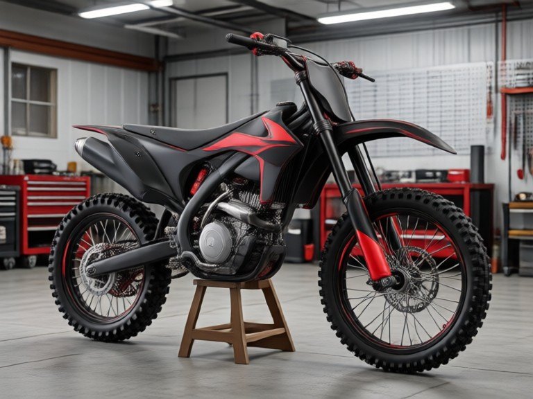Example made with AI Dirt Bike Designer