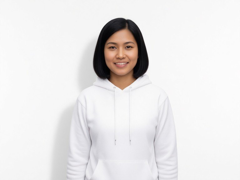 AI Fabric Photo Background Tool: before and after