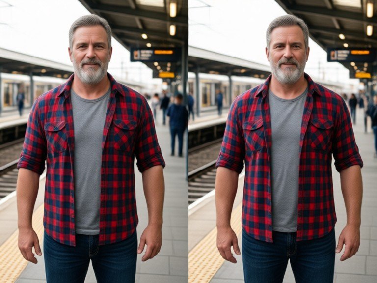 Example made with AI Fitness Transformation Rater