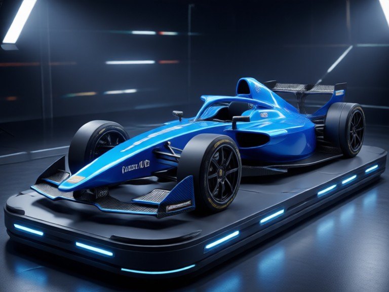 Picture made with AI Formula Race Car Designer