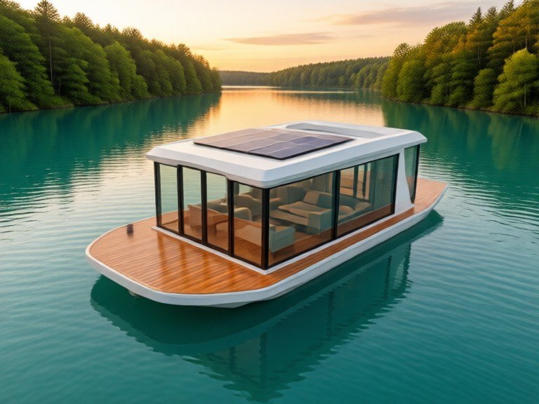 Example made with AI Houseboat Designer