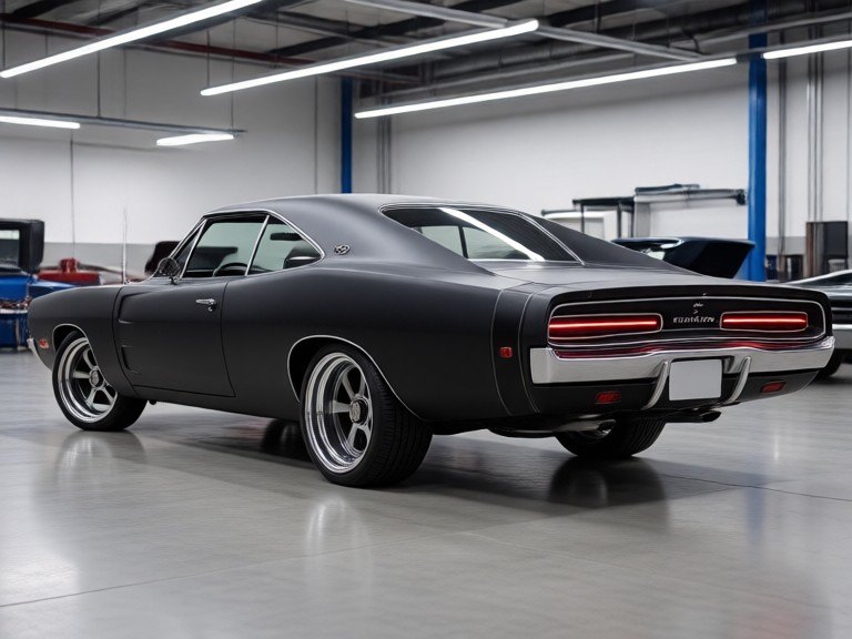 Example made with AI Muscle Car Designer