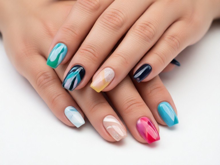 Example made with AI Nail Art Rater