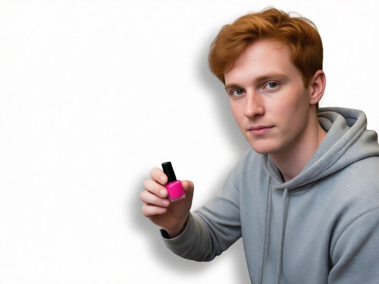 AI Nail Polish Background Remover: before and after
