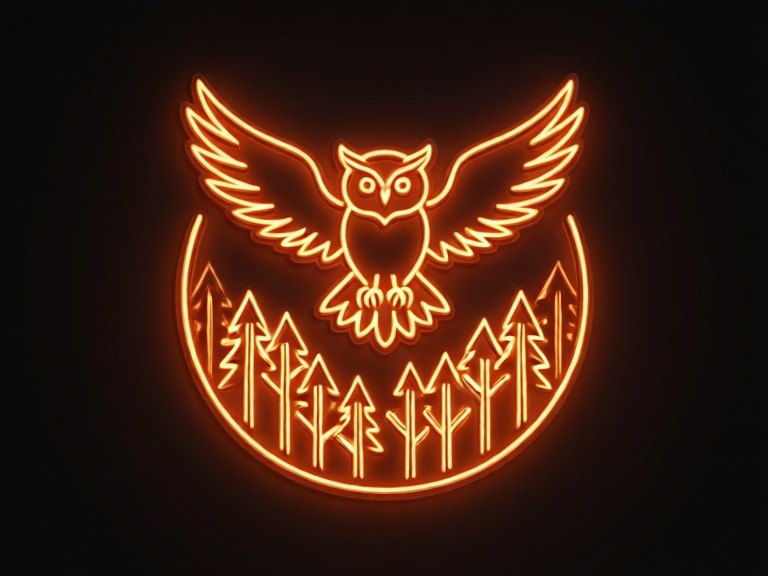 Example made with AI Neon Sign Designer