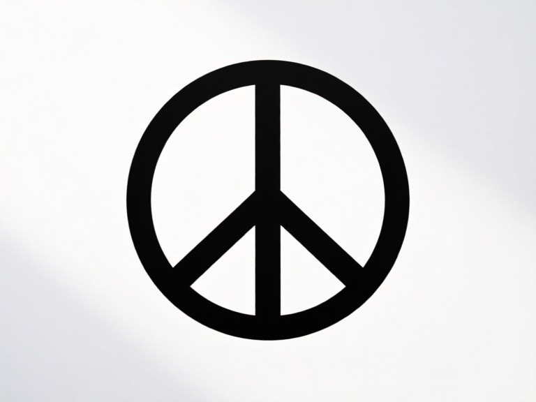 Example made with AI Peace Symbol Identifier