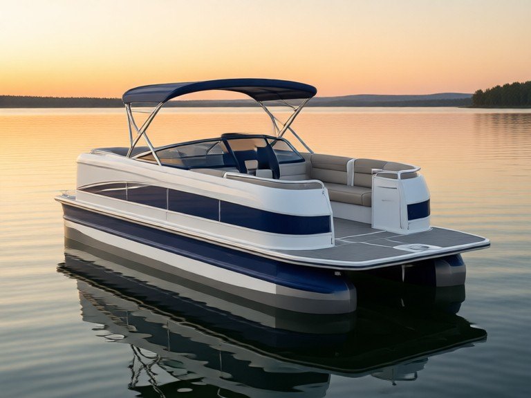 Example made with AI Pontoon Boat Designer