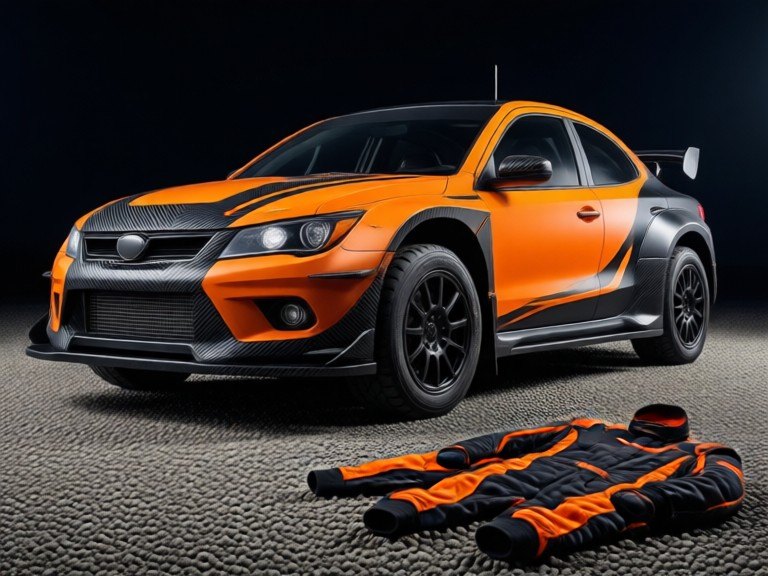 Example made with AI Rally Car Designer