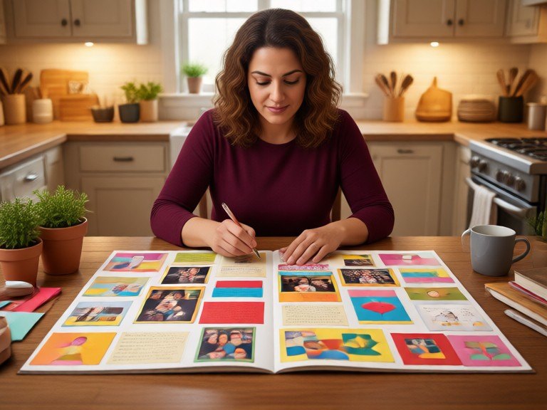 Example made with AI Scrapbook Page Rater