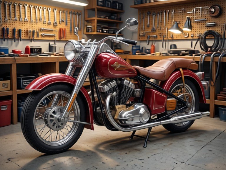Example made with AI Sidecar Motorcycle Designer