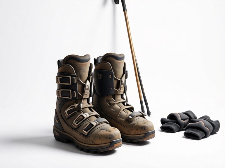 AI Ski Equipment Background Remover: before and after