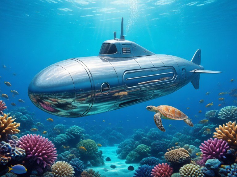 Example made with AI Submarine Designer
