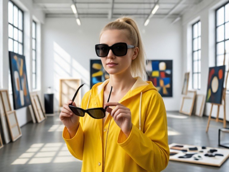 Example made with AI Sunglasses Style Rater