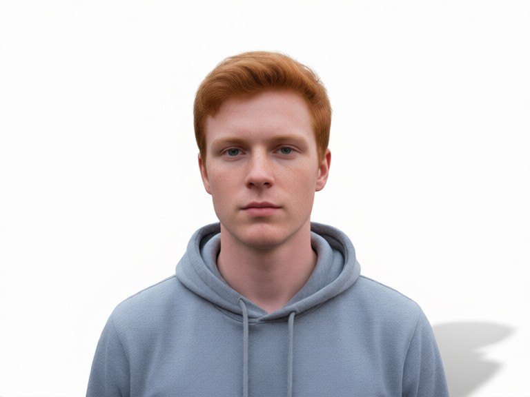 AI TikTok Profile Photo Background Tool: before and after