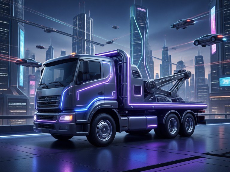 Example made with AI Tow Truck Designer