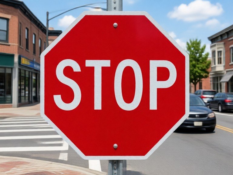 Example made with AI Traffic Sign Identifier