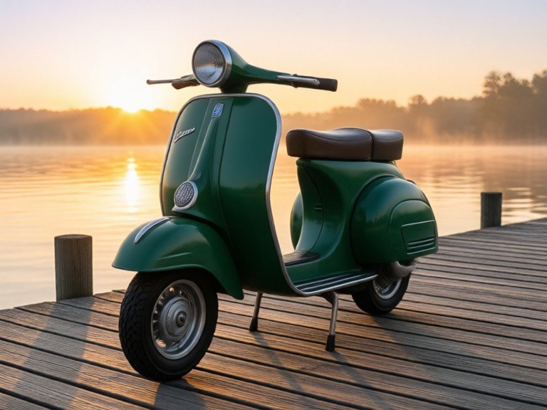 Example made with AI Vintage Scooter Designer