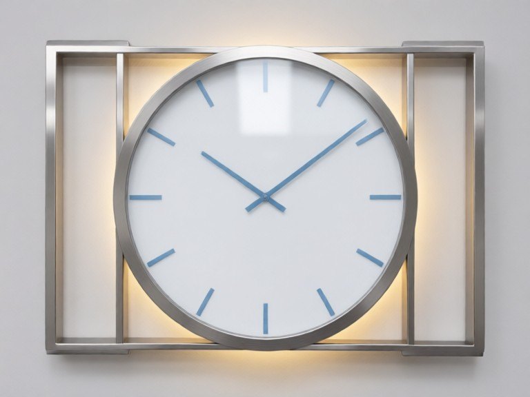 Example made with AI Wall Clock Designer