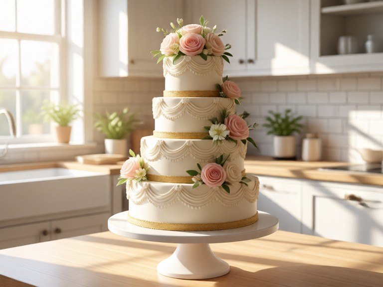 Example made with AI Wedding Cake Rater