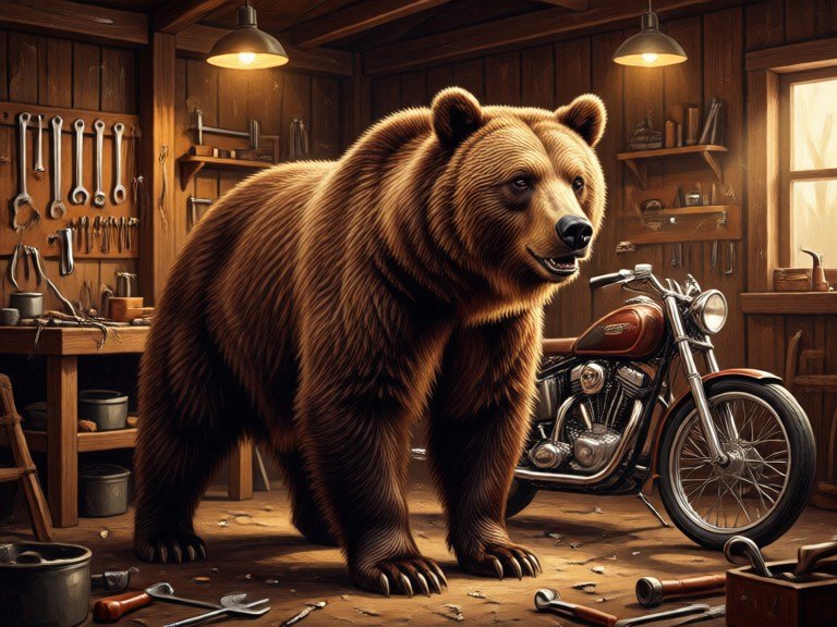 Example made with Bear Art Generator