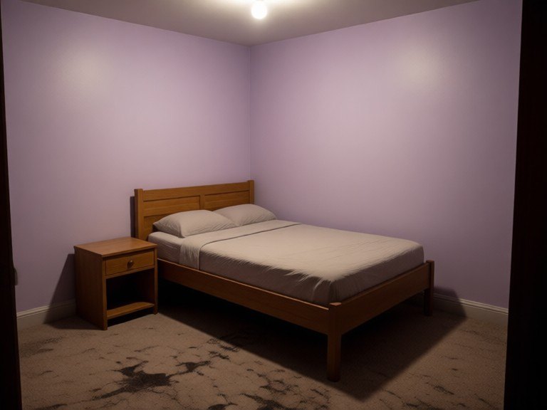 Bedroom Colour Visualizer: before and after