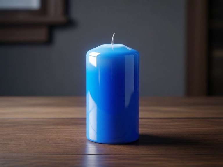 AI Candle Color Designer: before and after