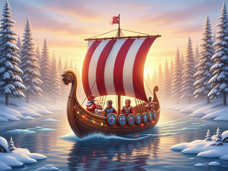Example made with Christmas Art Generator