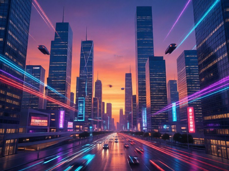 Example made with City Skyline Generator