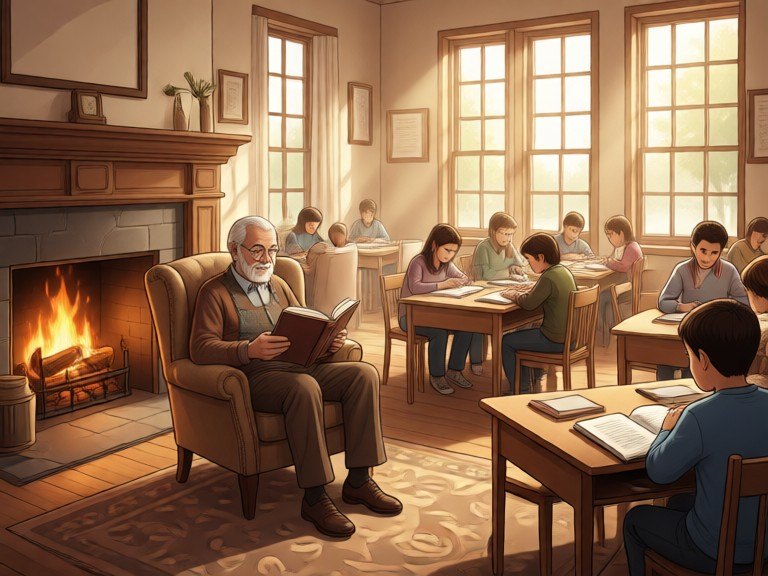 Example made with Classroom Scene Generator