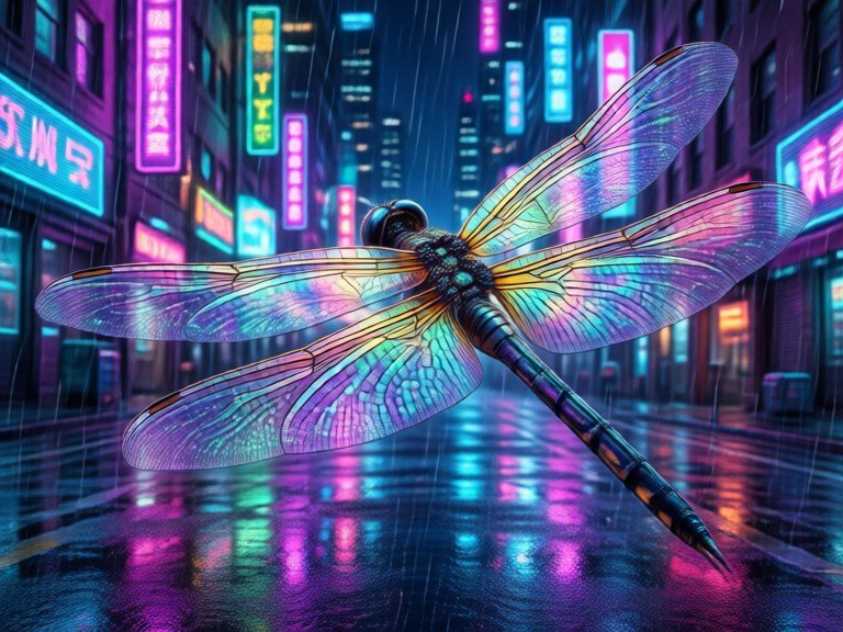 Example made with Cyberpunk Art Generator