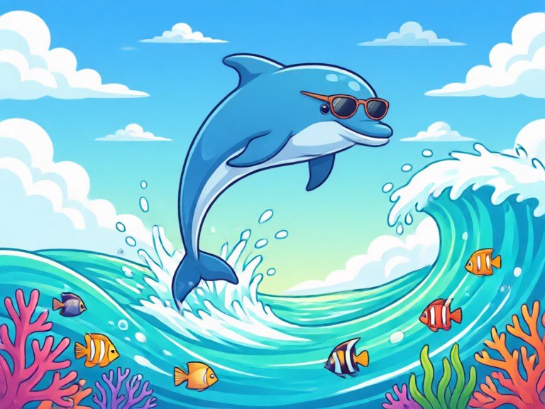 Example made with Dolphin Art Creator