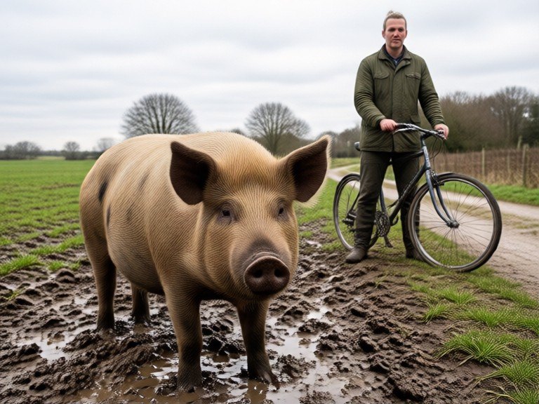 Example made with AI Domestic Pig Identifier