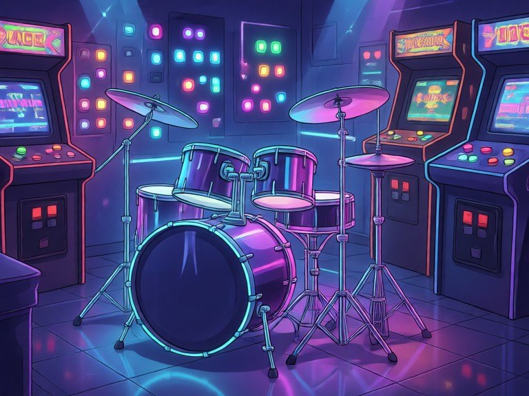 Example made with Drum Set Generator