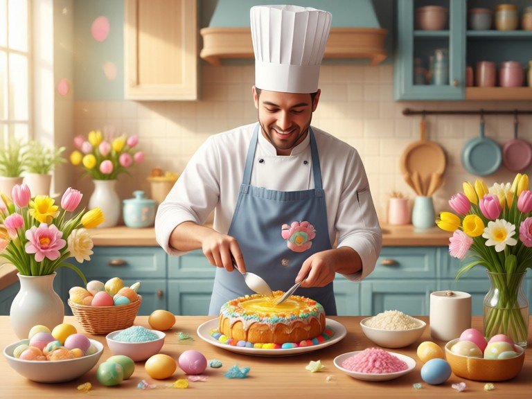 Example made with Easter Art Creator