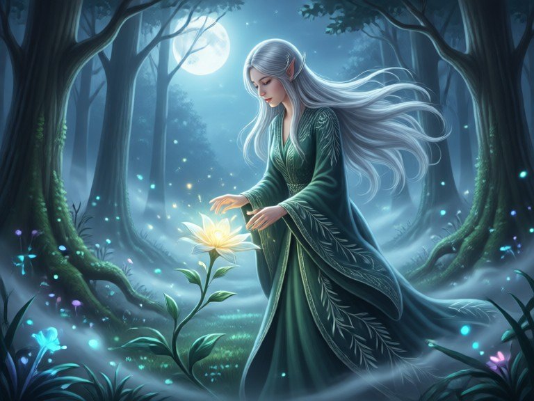Example made with Elf Character Creator