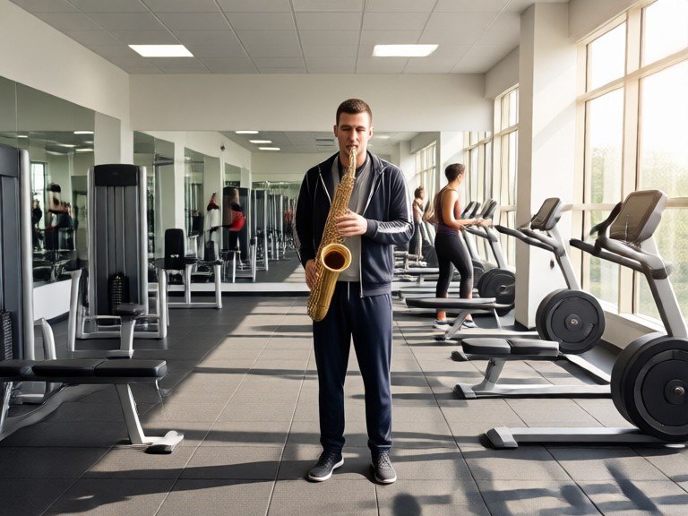 Example made with Gym Interior Generator
