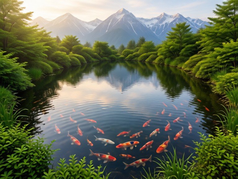 Example made with Mountain Scene Generator