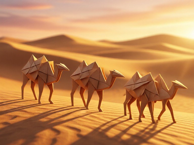 Example made with Origami Art Generator
