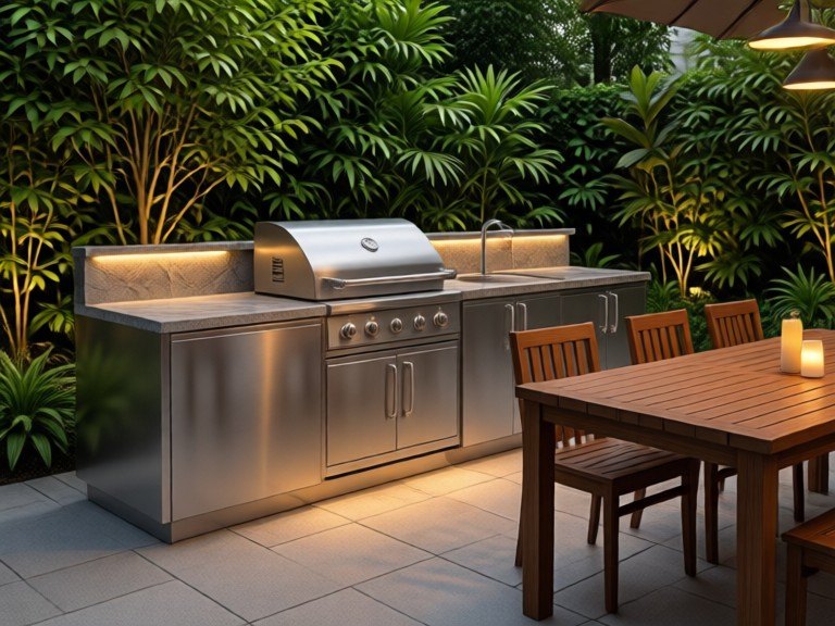 Example made with Outdoor Kitchen Designer