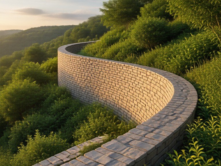Example made with Retaining Wall Designer