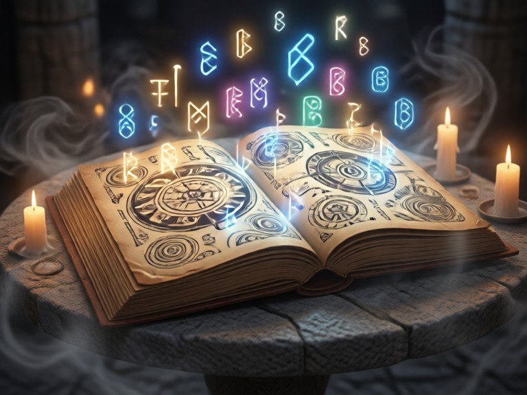 Example made with Spell Book Art Creator