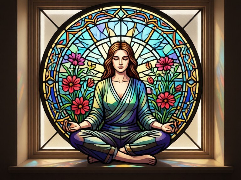 Example made with Stained Glass Pattern Generator